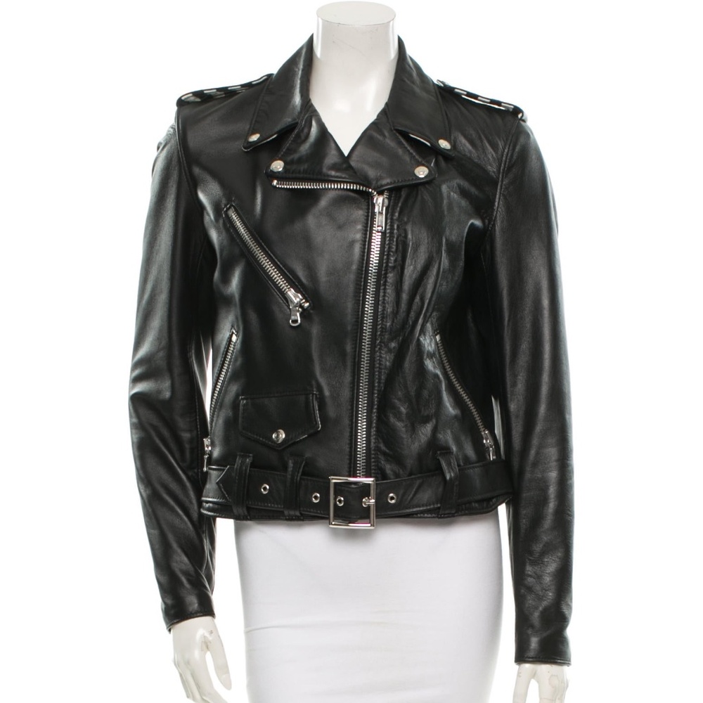 Schott x Edith Miller Perfecto Biker Leather Jacket Sz S